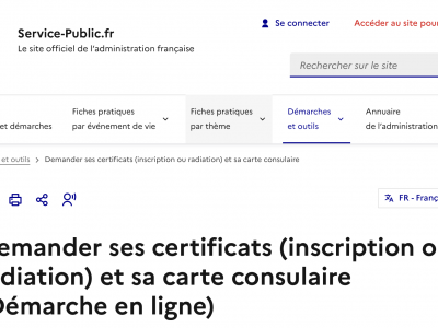 Demander ou renouveler son inscription consulaire et sa carte consulaire